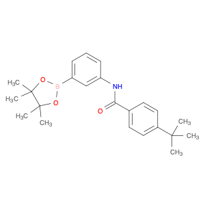 1147530-76-4 Benzamide, 4-(1,1-dimethylethyl)-N-[3-(4,4,5,5-tetramethyl-1,3,2-dioxaborolan-2-yl)phenyl]-