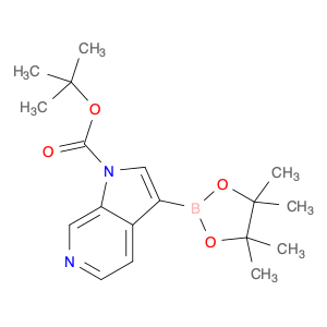 1174038-67-5 1H-Pyrrolo[2,3-c]pyridine-1-carboxylic acid, 3-(4,4,5,5-tetramethyl-1,3,2-dioxaborolan-2-yl)-, 1,1-dimethylethyl ester