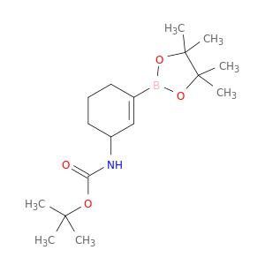 1175298-10-8 The mixture of TERT-BUTYL 3-(4,4,5,5-TETRAMETHYL-1,3,2-DIOXABOROLAN-2-YL)CYCLOHEX-3-ENYLCARBAMATE and tert-butyl 3-(4,4,5,5-tetramethyl-1,3,2-dioxaborolan-2-yl)cyclohex-2-enylcarbamate