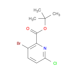 1235036-15-3 2-Pyridinecarboxylic acid, 3-bromo-6-chloro-, 1,1-dimethylethyl ester