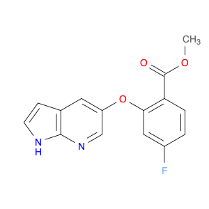 1235865-75-4 Benzoic acid, 4-fluoro-2-(1H-pyrrolo[2,3-b]pyridin-5-yloxy)-, methyl ester