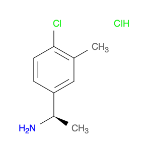 1255306-36-5 Benzenemethanamine, 4-chloro-α,3-dimethyl-, hydrochloride (1:1), (αR)-