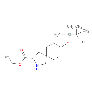 1272655-91-0 ethyl 8-[tert-butyl(dimethyl)silyl]oxy-2-azaspiro[4.5]decane-3-carboxylate