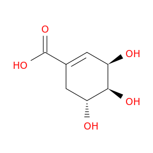 138-59-0 1-Cyclohexene-1-carboxylic acid, 3,4,5-trihydroxy-, (3R,4S,5R)-
