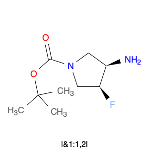 1431720-86-3 CIS-1-BOC-3-AMINO-4-FLUOROPYRROLIDINE