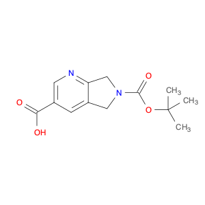 1618083-75-2 6-[(tert-butoxy)carbonyl]-5H,6H,7H-pyrrolo[3,4-b]pyridine-3-carboxylic acid