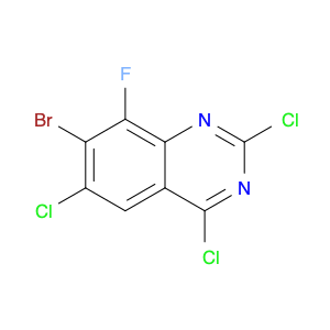 1698028-11-3 7-bromo-2,4,6-trichloro-8-fluoroquinazoline