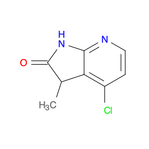 1818847-33-4 2H-Pyrrolo[2,3-b]pyridin-2-one, 4-chloro-1,3-dihydro-3-methyl-