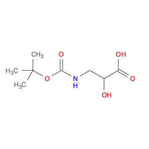 218916-64-4 Propanoic acid, 3-[[(1,1-dimethylethoxy)carbonyl]amino]-2-hydroxy- (9CI)