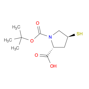 2231664-43-8 (2R,4S)-1-tert-butoxycarbonyl-4-sulfanyl-pyrrolidine-2-carboxylic acid
