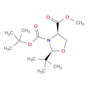 380429-42-5 3,4-Oxazolidinedicarboxylic acid, 2-(1,1-dimethylethyl)-,3-(1,1-dimethylethyl) 4-methyl ester, (2S,4R)-