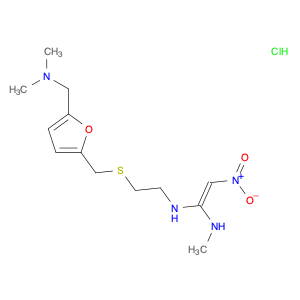 66357-59-3 N-[2-[[[5-[(Dimethylamino)methyl]-2-furanyl]methyl]thio]ethyl]-N'-methyl-2-nitro-1,1-ethenediamine hydrochloride