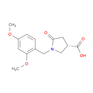 755025-16-2 (S)-1-(2,4-Dimethoxybenzyl)-5-oxopyrrolidine-3-carboxylic acid