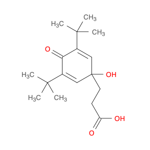 83237-15-4 3-[1-Hydroxy-3,5-bis(2-methyl-2-propanyl)-4-oxo-2,5-cyclohexadien-1-yl]propanoic acid
