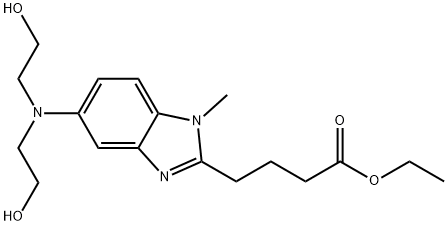 3543-74-6 5-[Bis(2-hydroxyethyl)amino]-1-methyl-1H-benzimidazole-2-butanoic acid ethyl ester