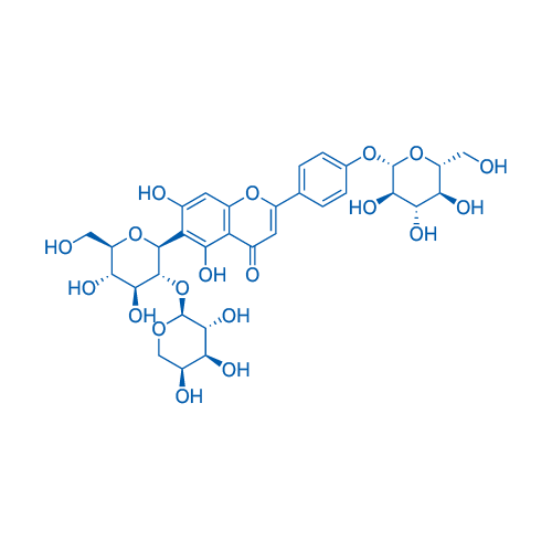 6-(2-O-alpha-L-Arabinopyranosyl-beta-D-glucopyranosyl)-2-[4-(beta-D-glucopyranosyloxy)phenyl]-5,7-dihydroxy-4H-1-benzopyran-4-one